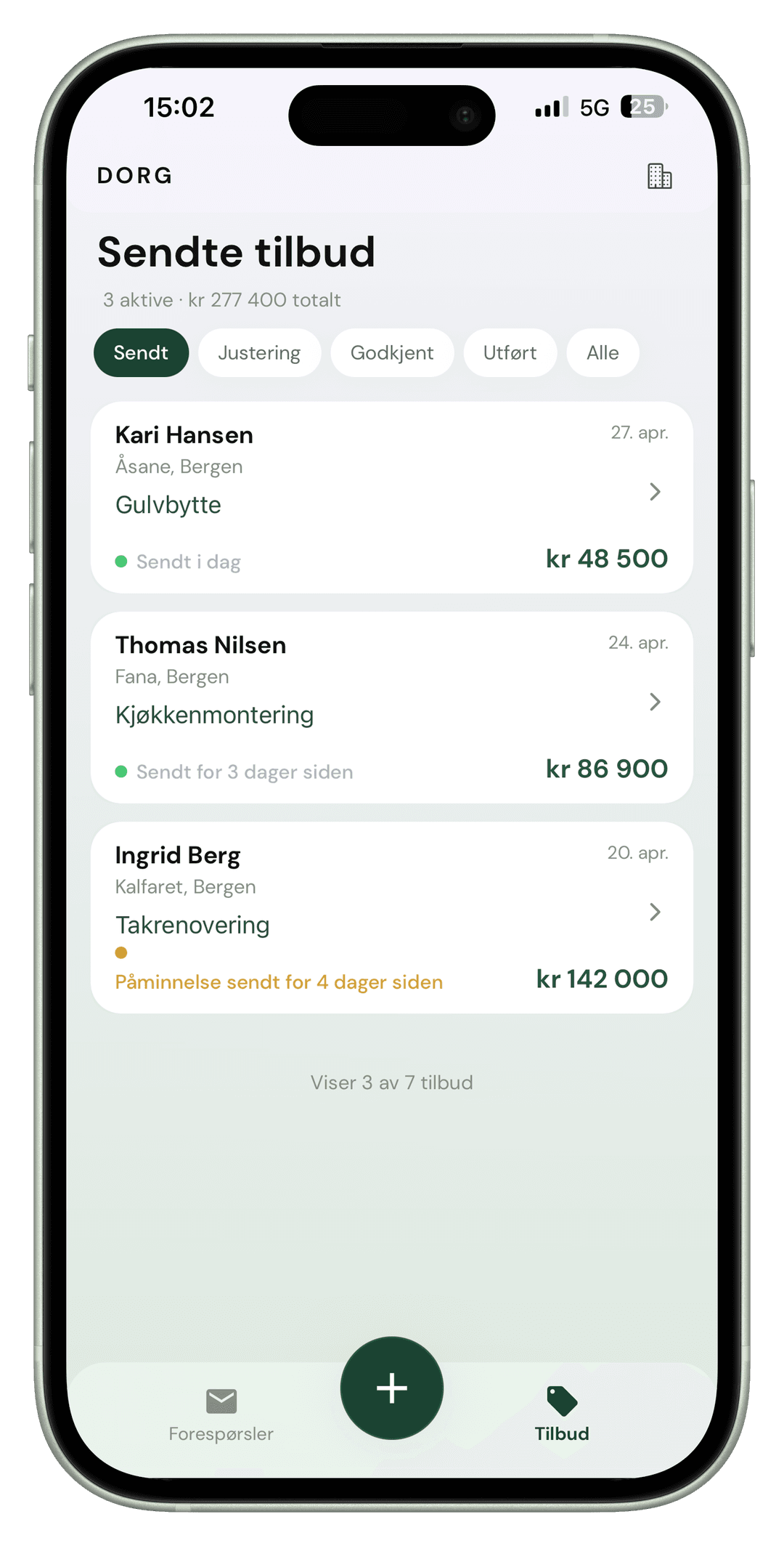 DORG mobil app